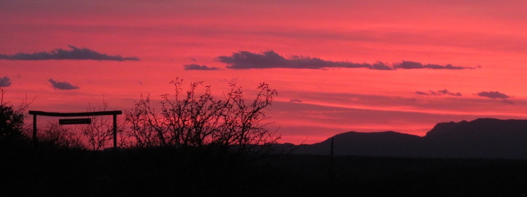 Sunset over Biosphere 2, by Kai Staats