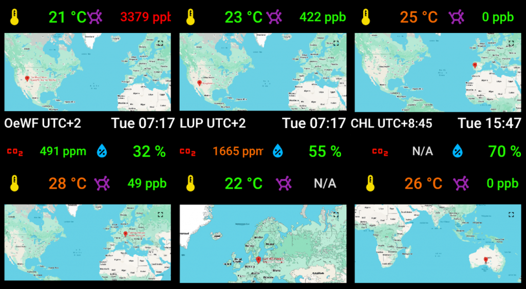 SIMOC Live dashboard for the World's Biggest Analog 2025